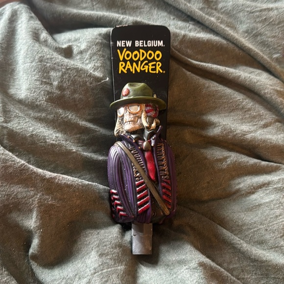Belgium Voodoo 3D Ranger Pale Ale Draft Beer Keg Bar Tap Handle Skeleton 7.5 ” - Picture 1 of 4